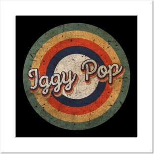 Iggy Name Personalized Pop Vintage Retro 60s 70s Birthday Gift Posters and Art